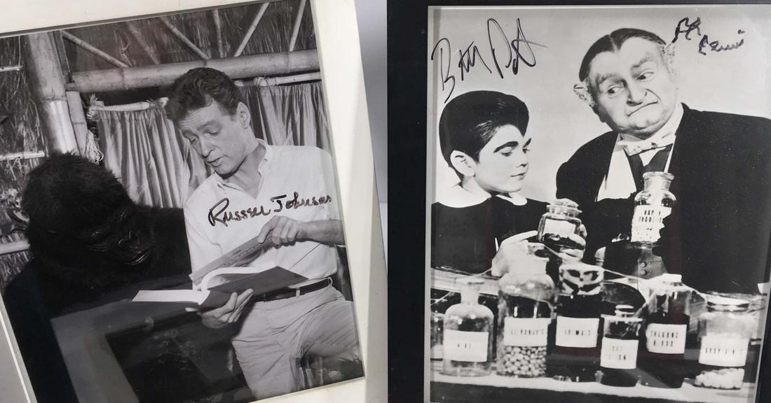 Lot of american TV series actors photographs - 1960-70: Lot of american TV series actors photographs (1960-70) Description: Mixed lot of 1960-70's american television series actors photographs, some are autographed, many of the Gilligan's island series. Co