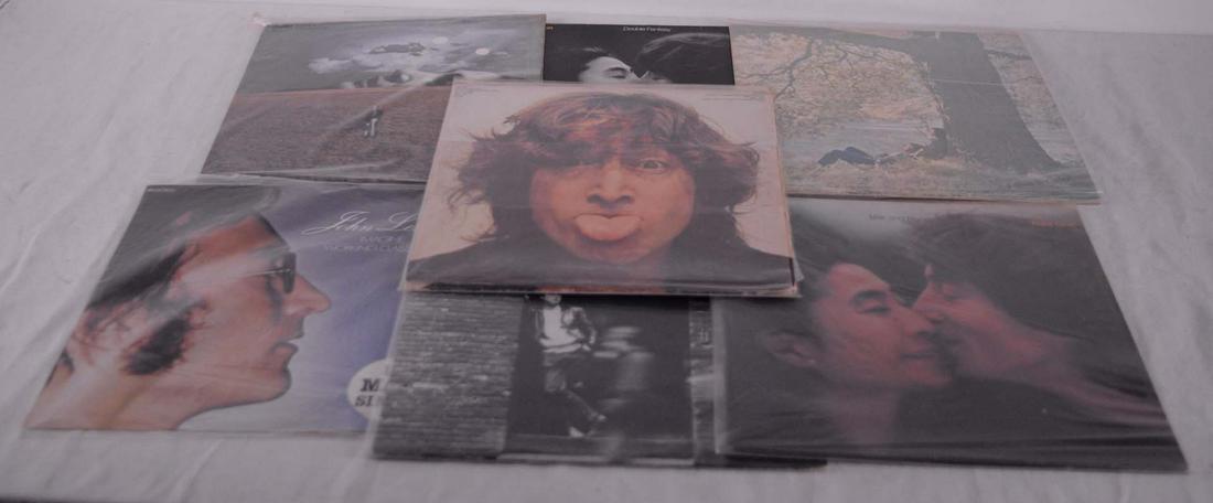 Lennon, John - Collection of 8 different vinyl records,: Lennon, John (1940-80) Collection of 8 different vinyl records, John Lennon, Yoko Ono, Beatles Description: Collection of 8 different John Lennon vinyl records, including Yoko Ono, Beatles Condition r