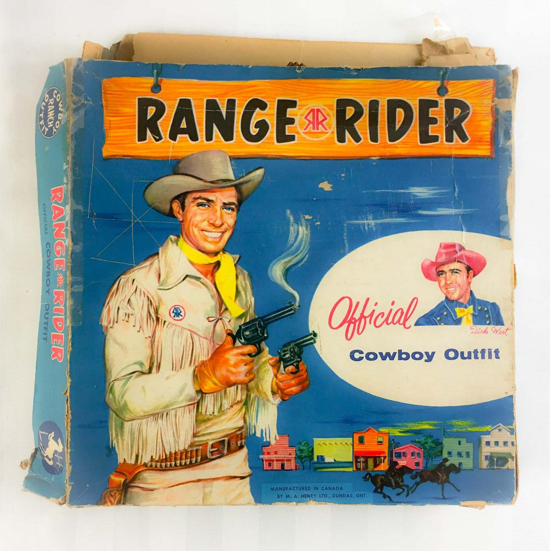 Vintage cowboy sale toy box