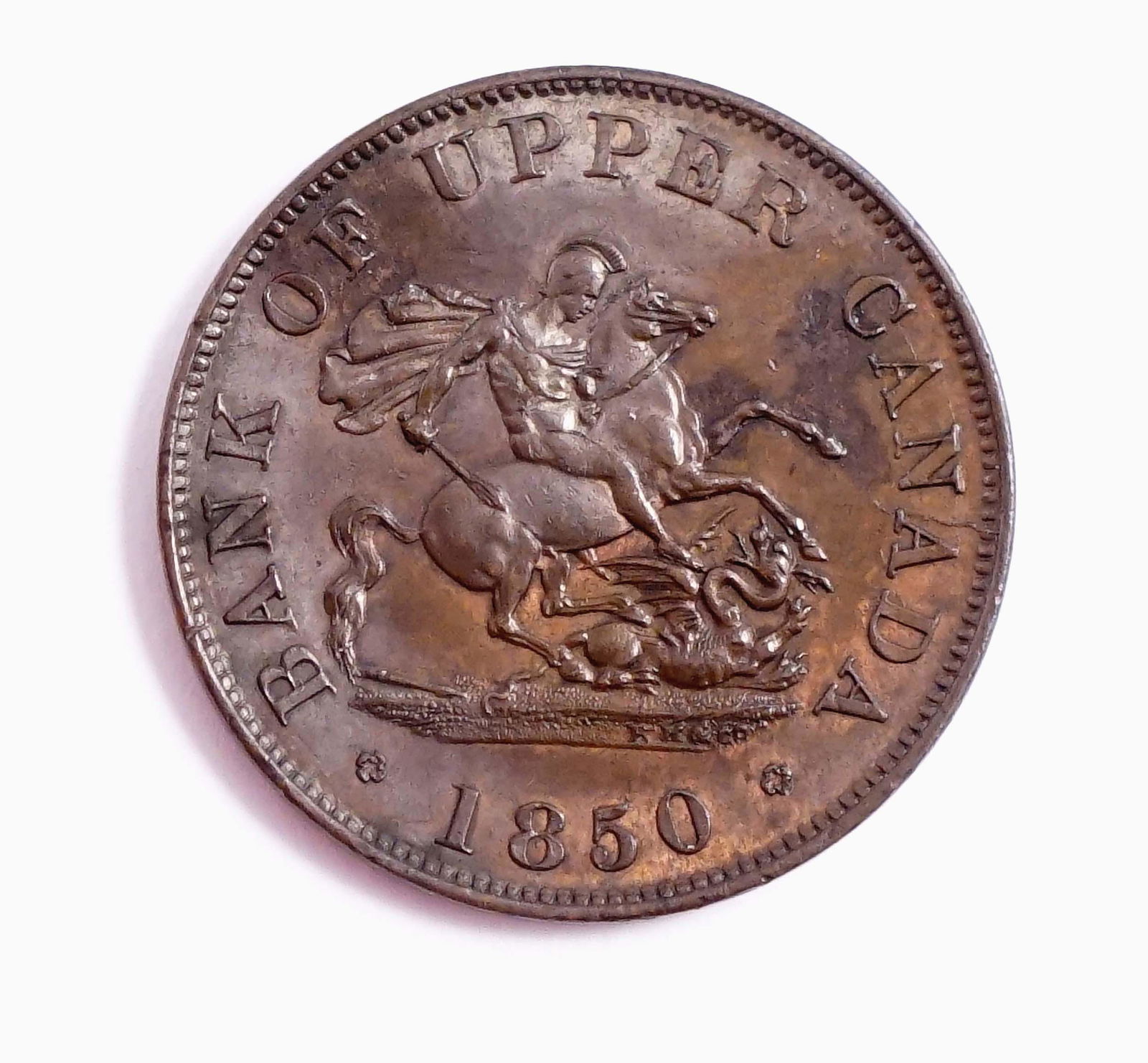 Token PC-5A Co-1-75uc 7.9 gm. Beautiful Surfaces (1 of 2)