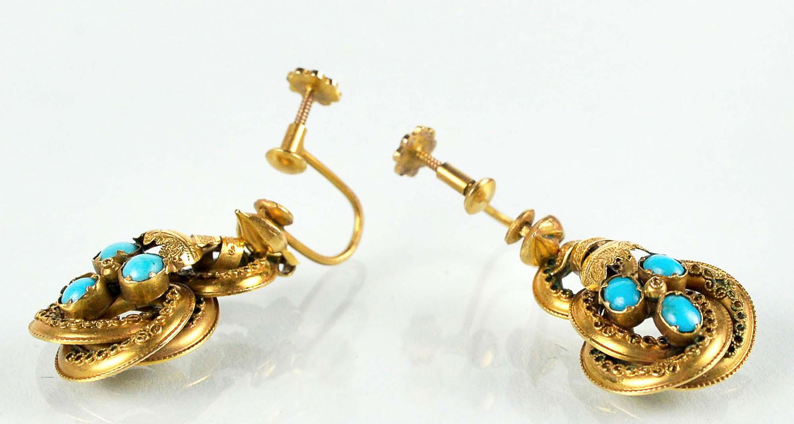 Birks - 10kt pair of earings - Début XXème siècle (1 of 4)