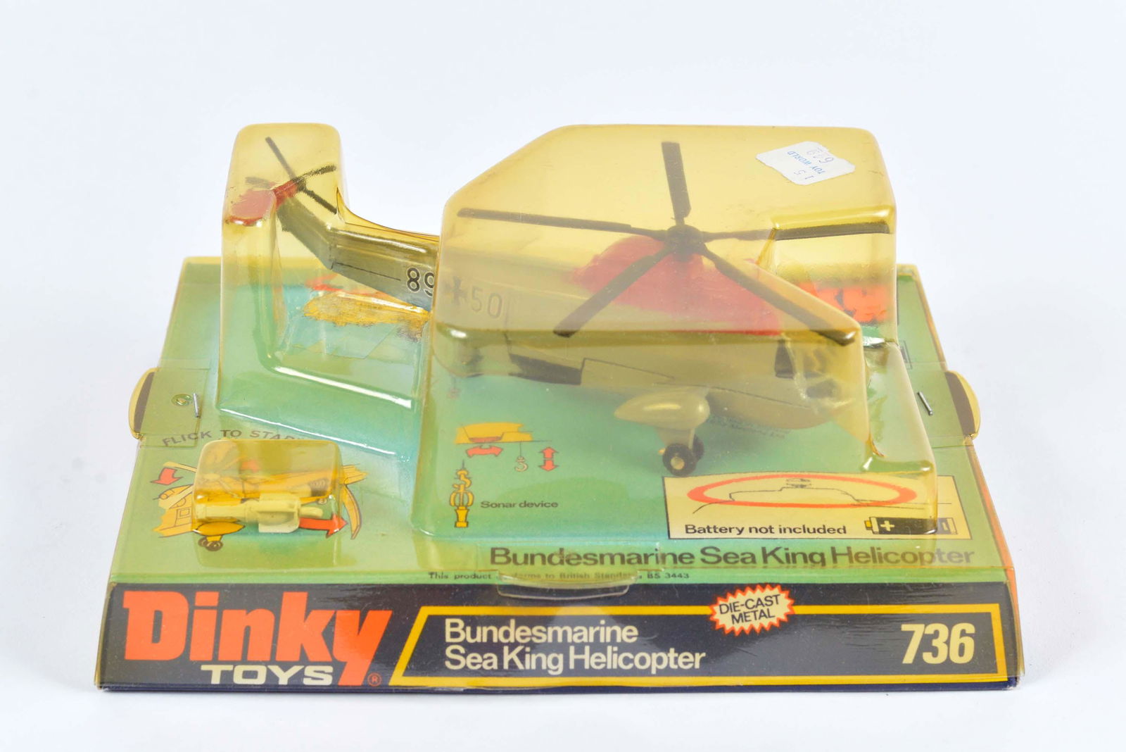 Dinky - #736 Bundesmarine Sea King Helicopter - c.1970 (1 of 2)