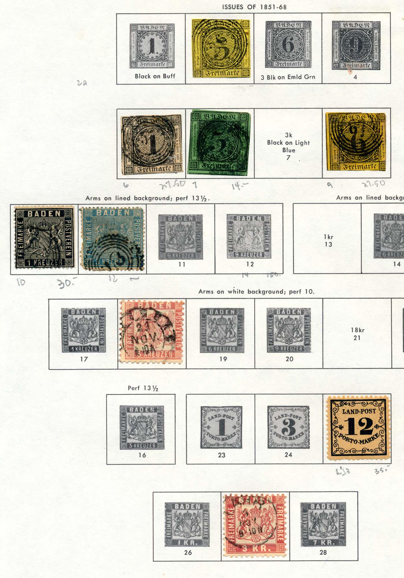 Germany 1850-1978 collection, stamps F */**/o. (1 of 11)