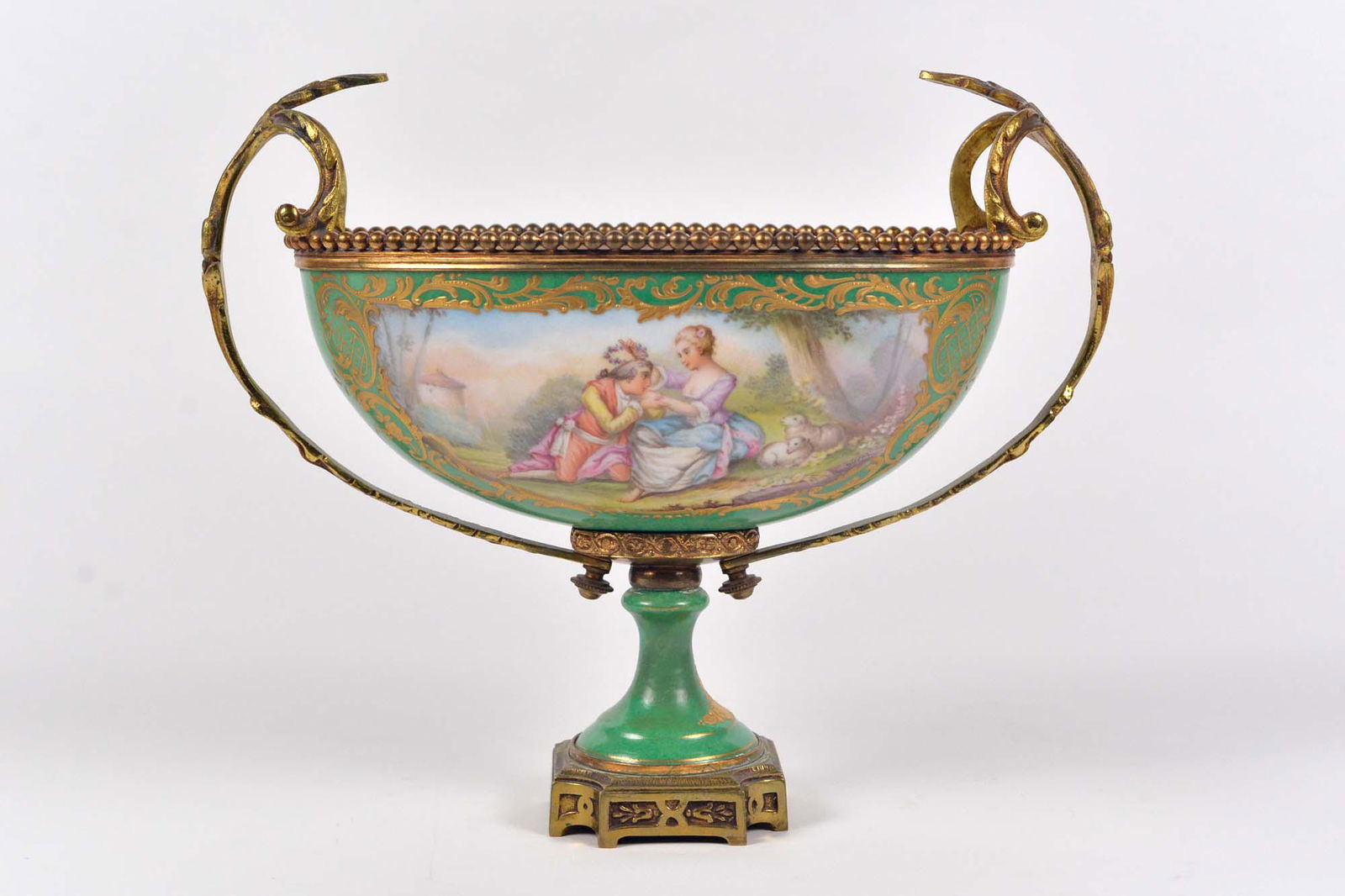 Duval - Porcelain and ormolu centerpiece - c.1920 (1 of 7)