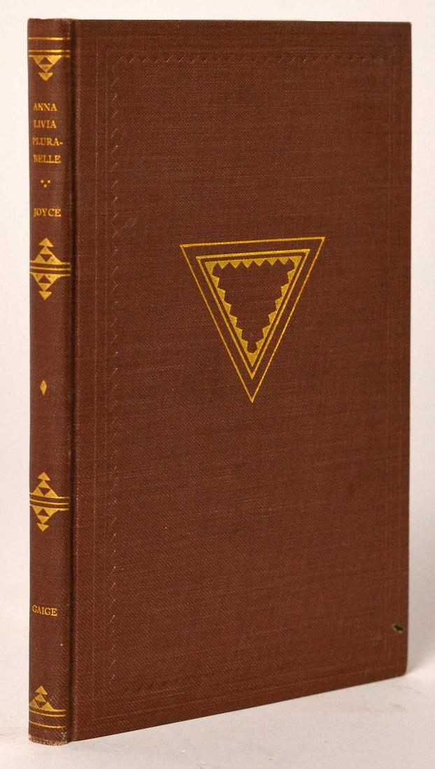 Joyce, James - Anna Livia Plurabelle, 1st edition signed by the author - 1928 (1 of 3)