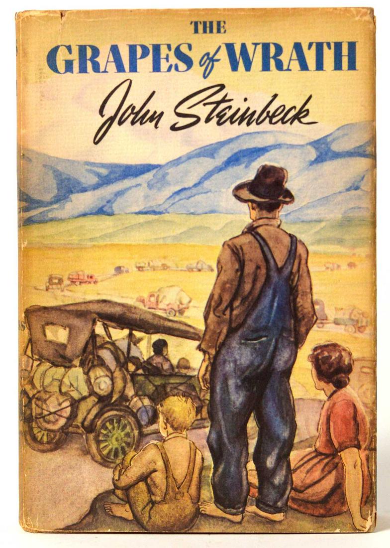 Steinbeck, John The Grapes of Wrath, 1st edition 1939 (0070) on
