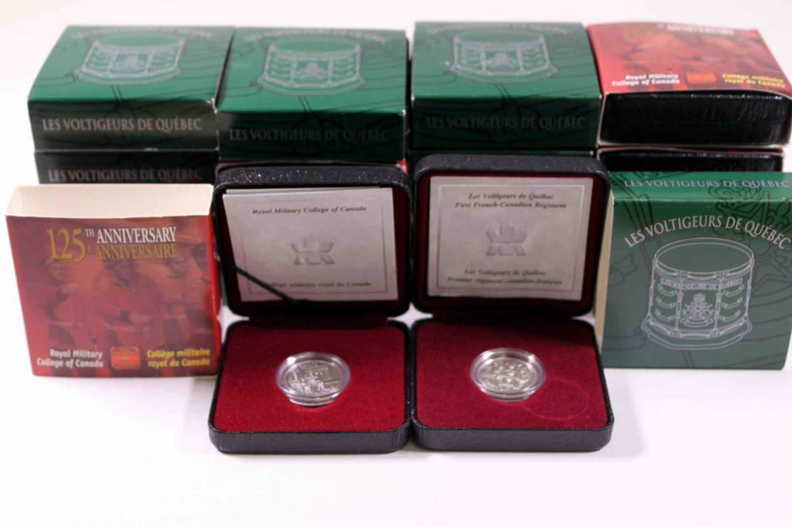 Canada 5 Cents 2000-2001. A Lot of 18 .925 AG Proof (1 of 4)