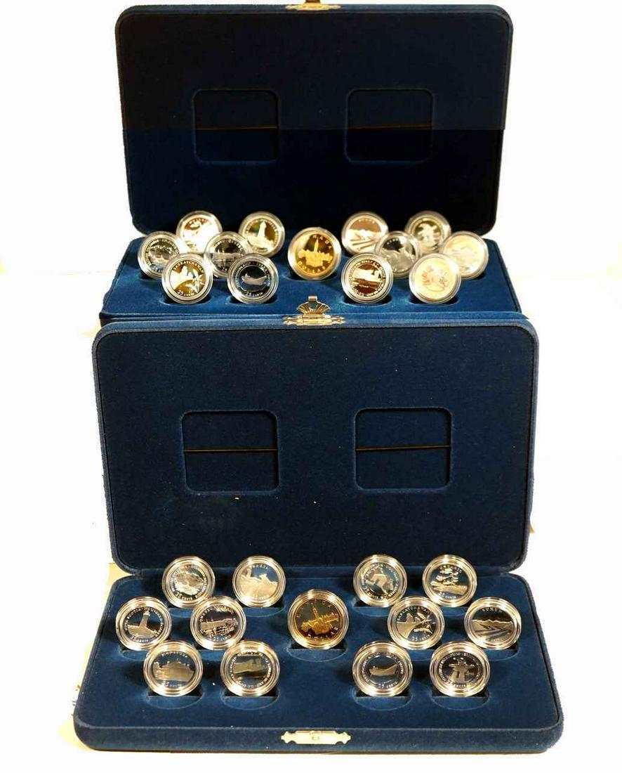 Canada 25 Cents 1992 Two of the Proof Silver Sets .9999 (1 of 3)