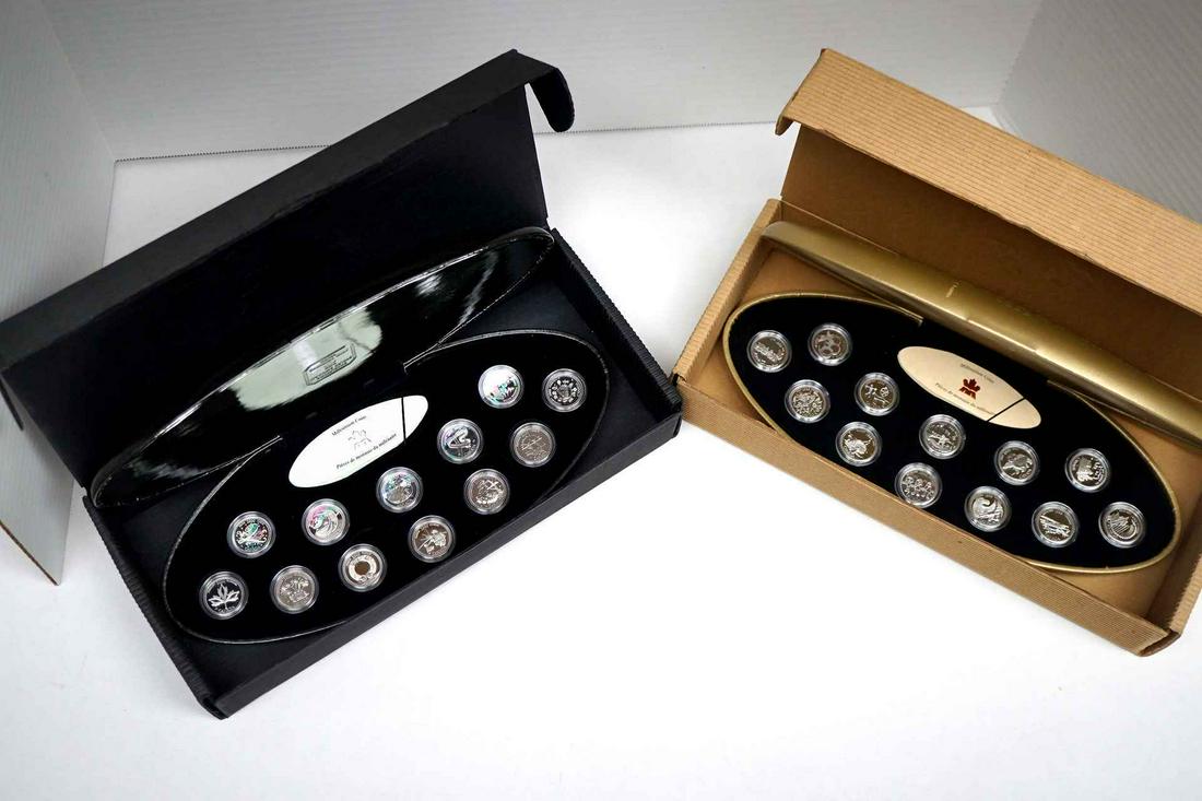 Canada 25 Cents 1999-2000. A Pair of Proof Silver (1 of 4)