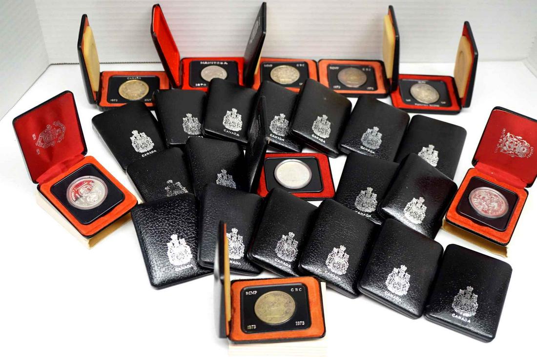 Canada $1,00 1970-1978. A Mixed Lot of 26 Canadian Dollars Proof (1 of 6)