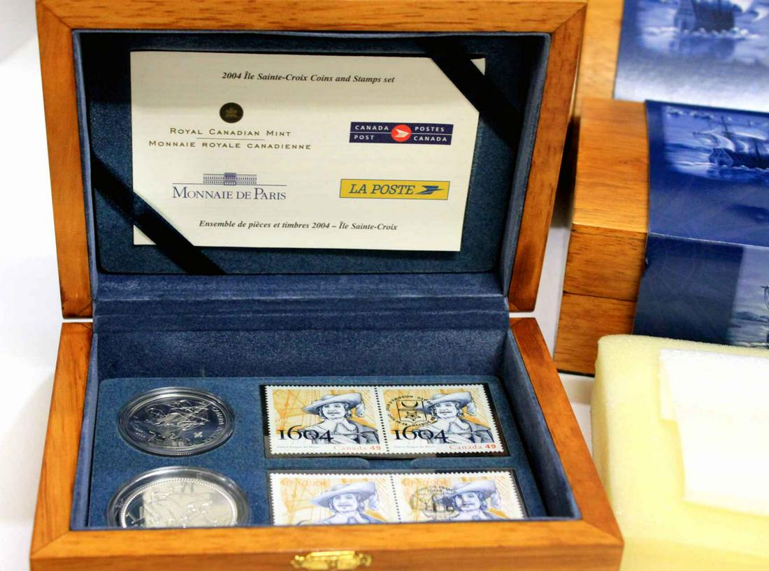 Canada $1,00 2004. A Lot of 4 French Settlement Privy Mark Proof (1 of 3)