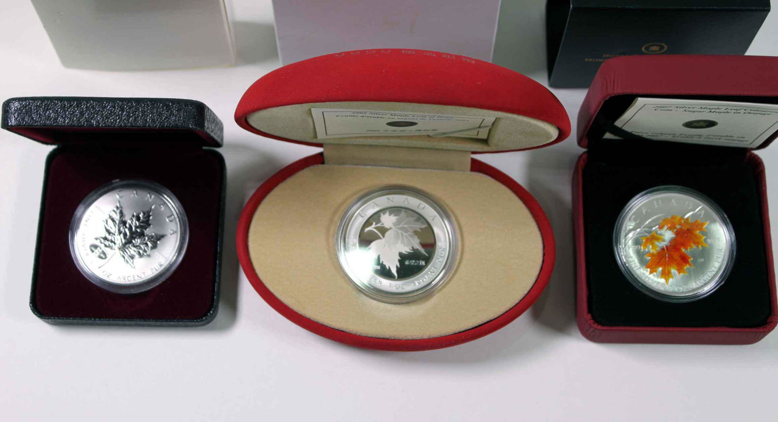 Canada $5 Dollars 1998-2007. A Lot of 3 Maple Leaf .9999 (1 of 7)