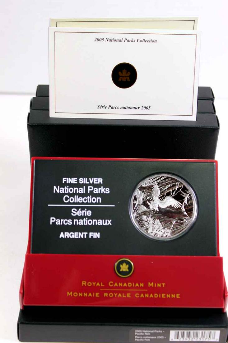 Canada $20 Dollars 2005. A Lot of 4 Pacific Rim National Park .9999 Proof (1 of 4)