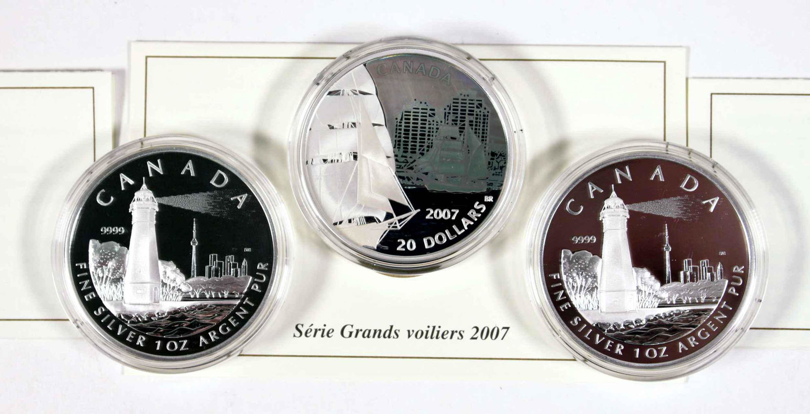 Canada $20 Dollars 2005-2007. A Lot of 3 Twenty Dollar .9999 Proof (1 of 5)