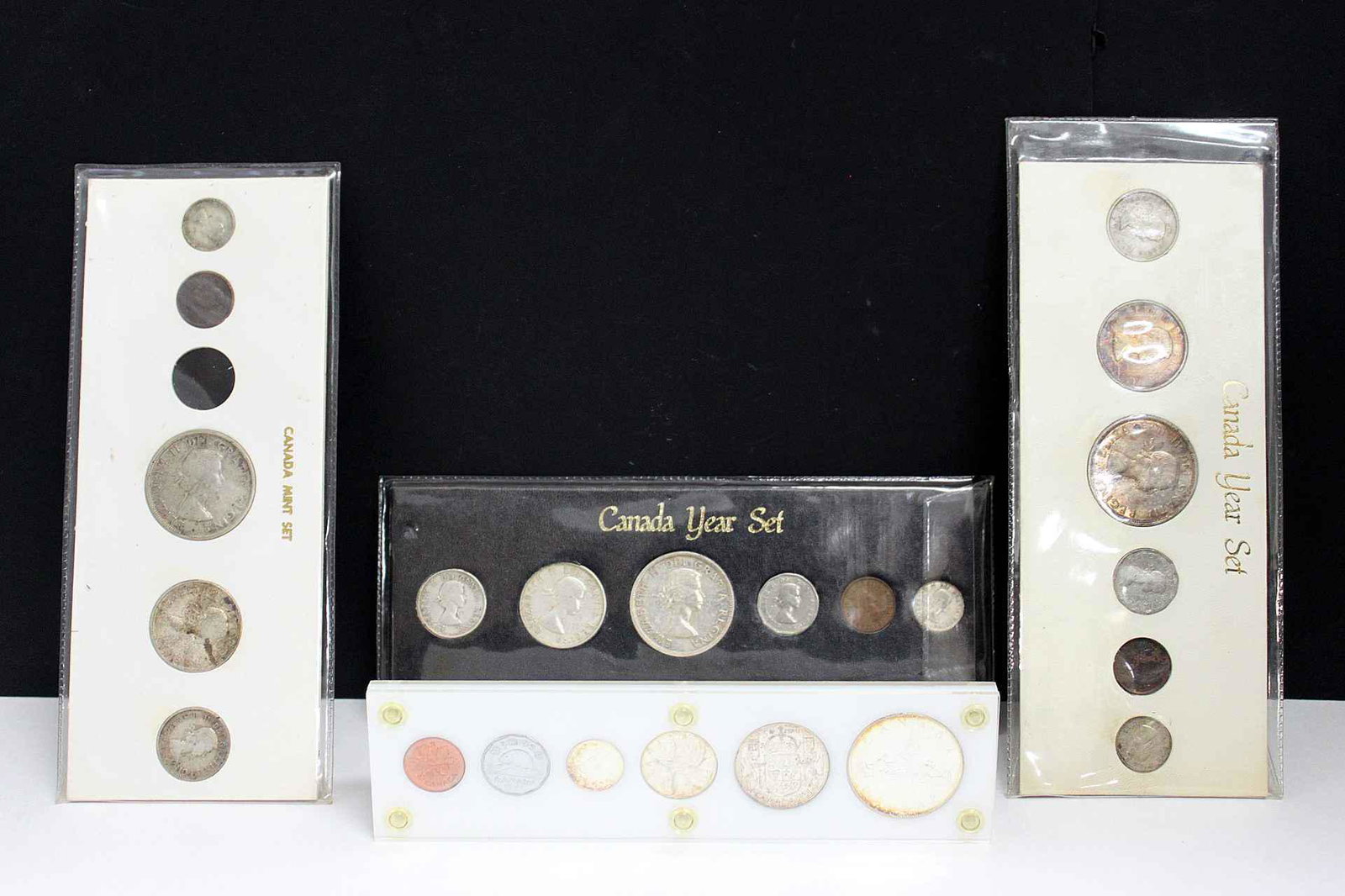 Canada 1951-1962 A Quadruple of Year Sets Fine-Mint State. (1 of 9)