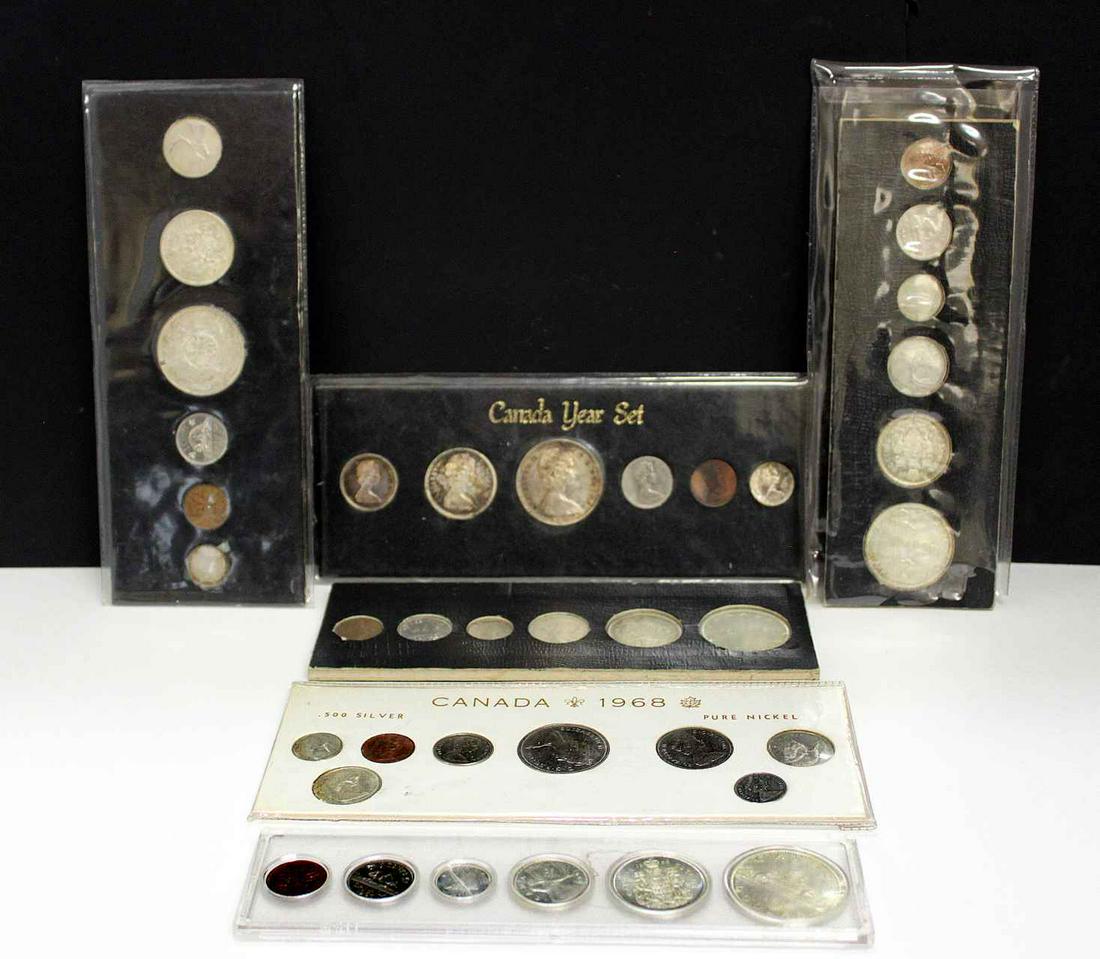 Canada 1964-1968 A Six Pack of Year Sets Very Fine-Mint State (1 of 6)