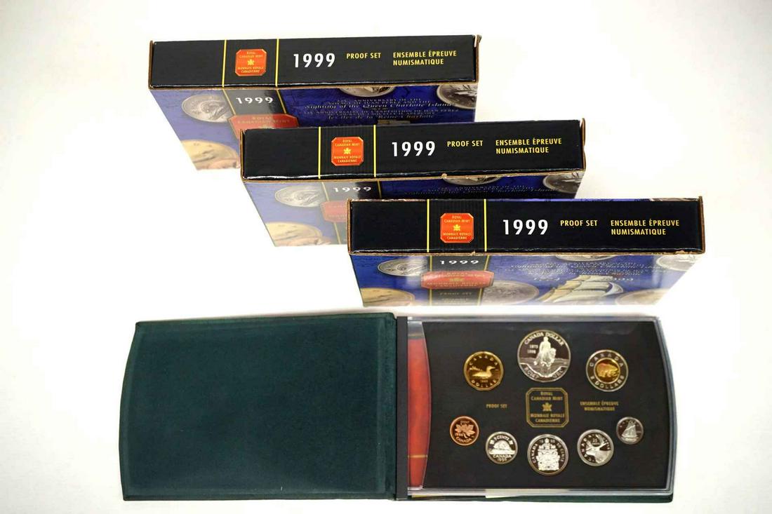 Canada 1998-1999. A Lot of 4 Proof Sets (1 of 5)