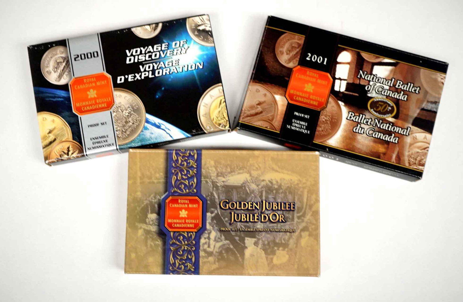 Canada 2000-2002. A Lot of 3 Proof Sets (1 of 4)