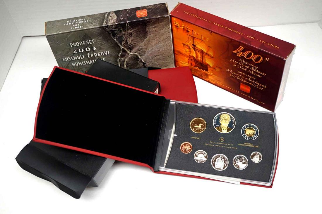 Canada 2003-2008. A Mixed Lot of 4 Proof Sets (1 of 3)