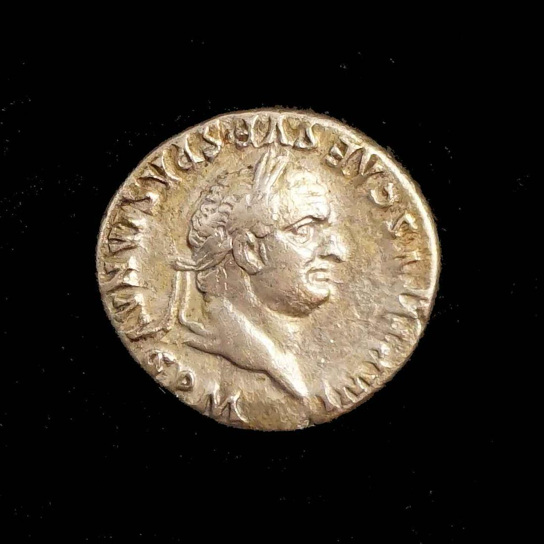 Rome 80 A.D. Denarius of Titus Agricola's Victory over Britannia (1 of 2)