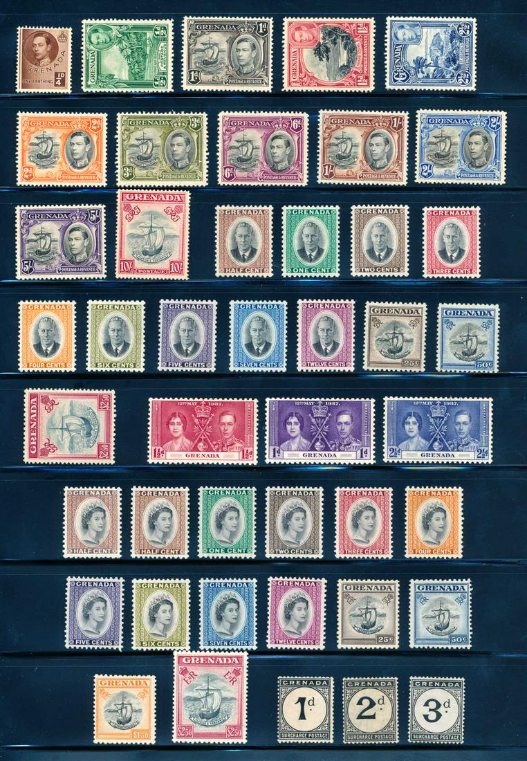 GRENADA 1906-59 LOT STAMPS F-VF *. (1 of 2)