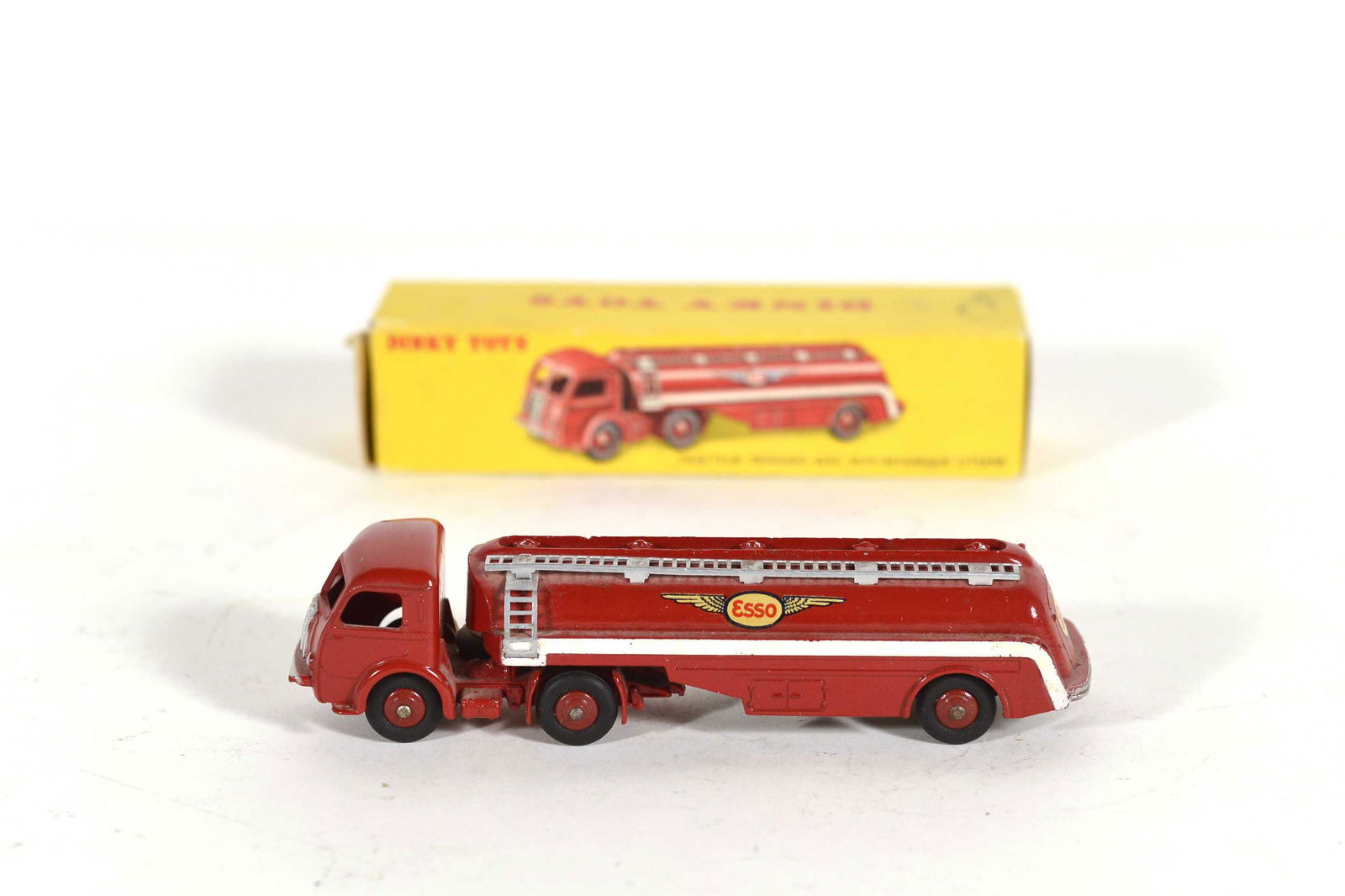 Dinky Toys - 32 C - Panhard tractor with semi-trailer Esso tank with box - 1960s (1 of 4)