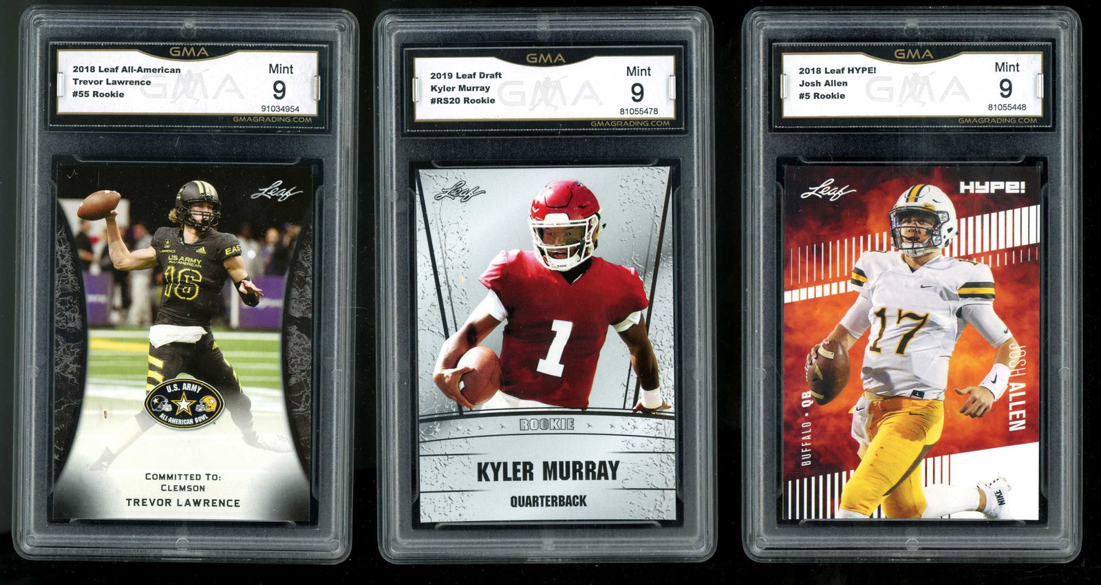 Trevor Lawrence-Josh Allen-Kyler Murray (1 of 2)