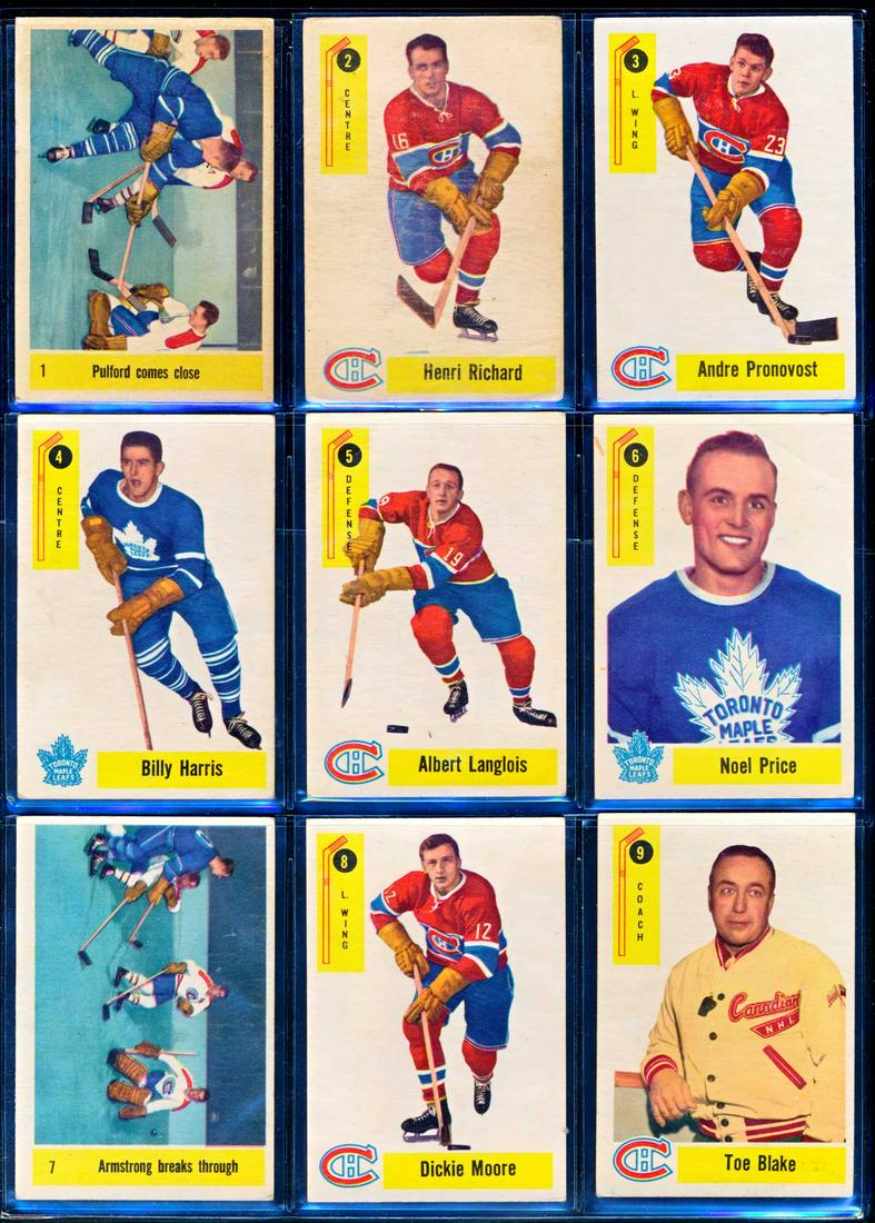 1958-59 Parkhurst Hockey cards (1 of 7)