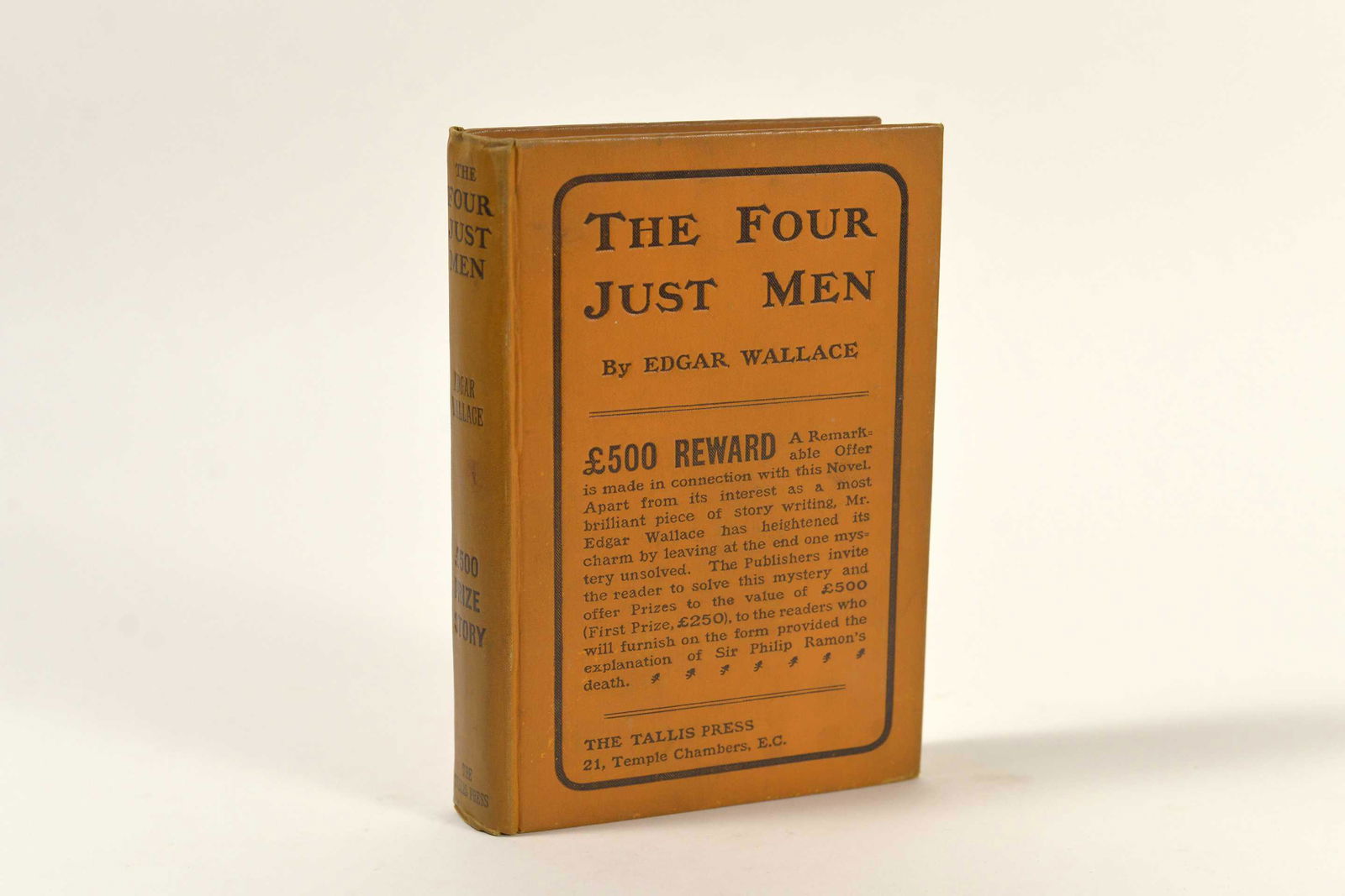 Wallace, Edgar - Just Four Men, 1st edition, 1st printing - 1905 (1 of 9)