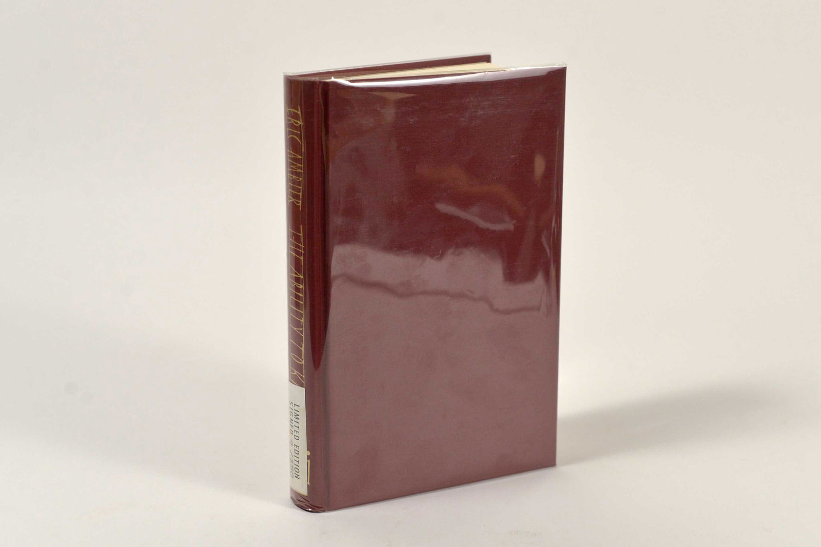 Ambler, Eric - The Ability to Kill, limited 1st edition, signed - 1987 (1 of 11)