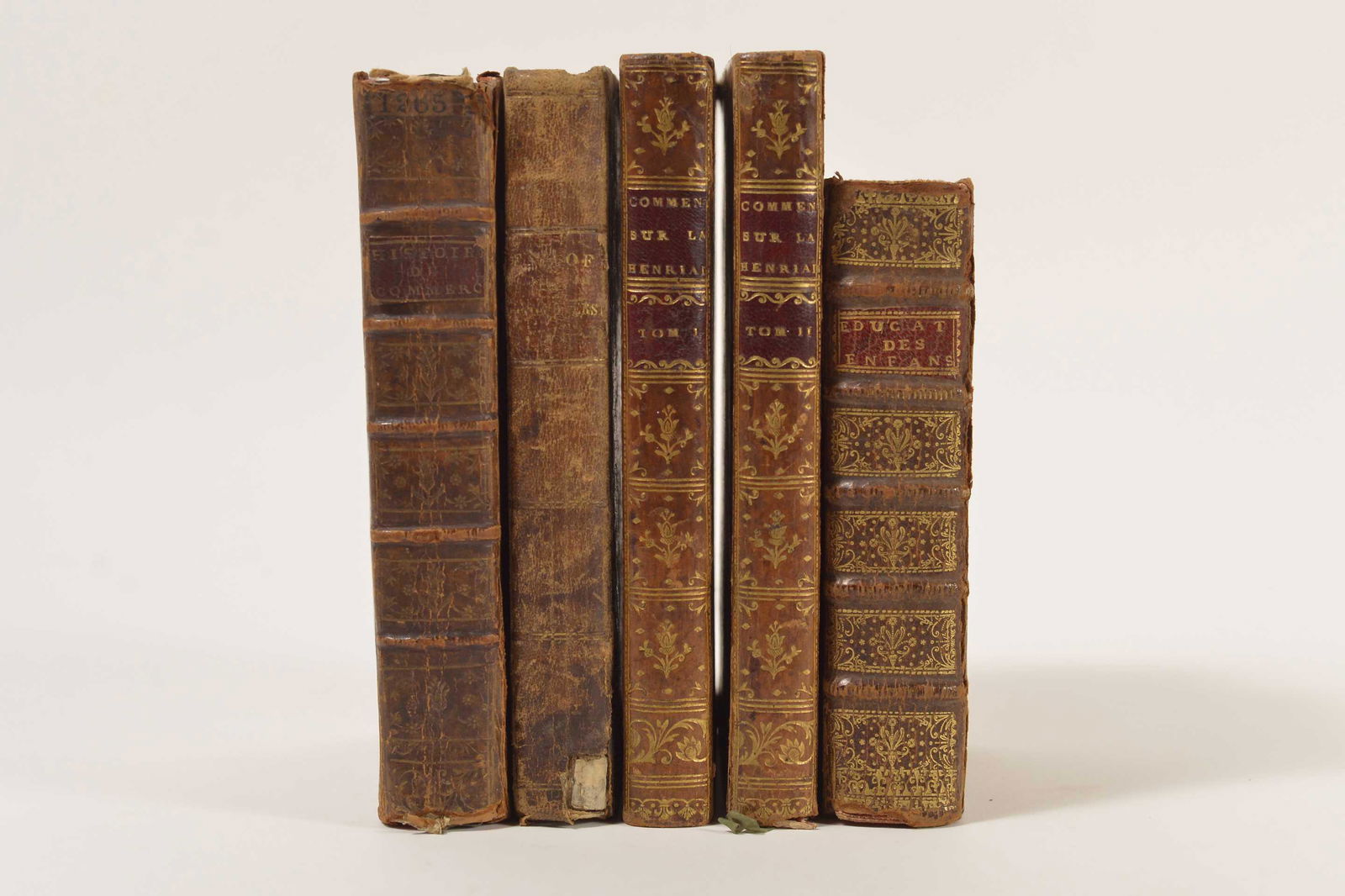 Lot of antique books - 1763, 1845, 1721, 1775 (1 of 10)