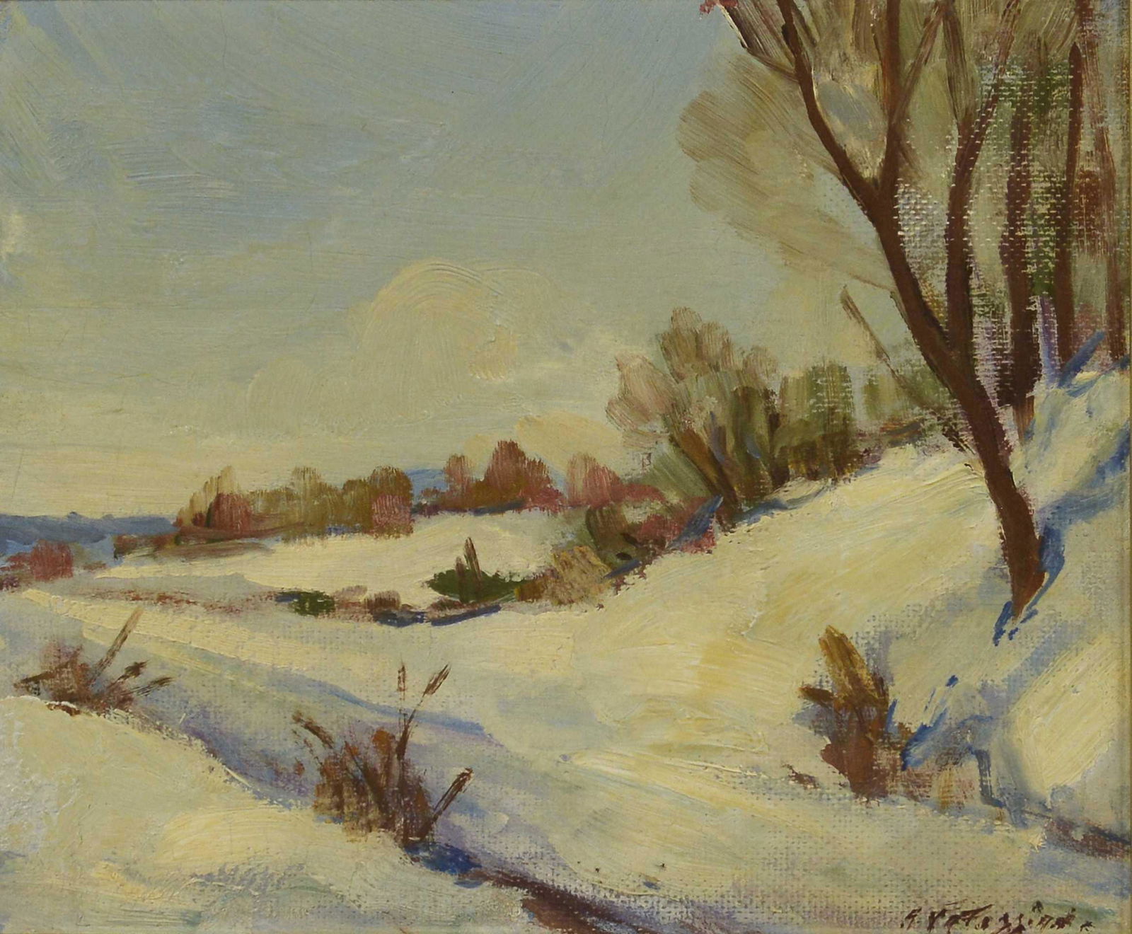 Tatossian, Armand - Paysage hivernal (1 of 4)