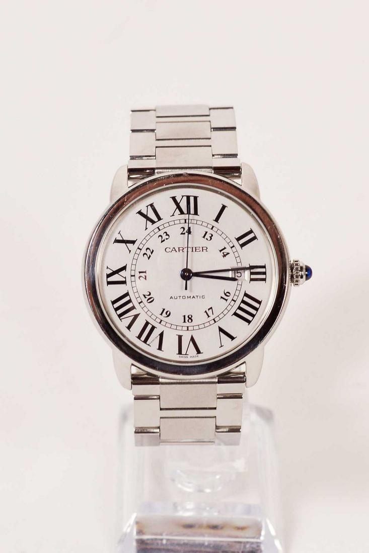 Cartier - Ronde Solo steel automatic watch for men (1 of 4)