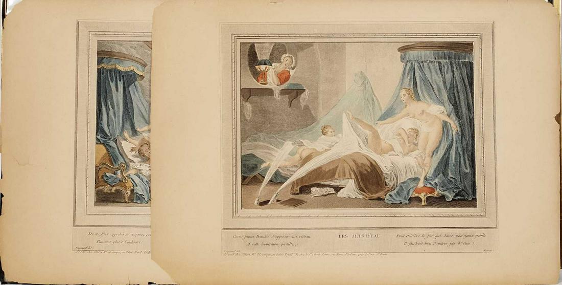 Fragonard, Jean-Honoré - Ensemble de 2 eaux-fortes - 1765 (1 of 3)