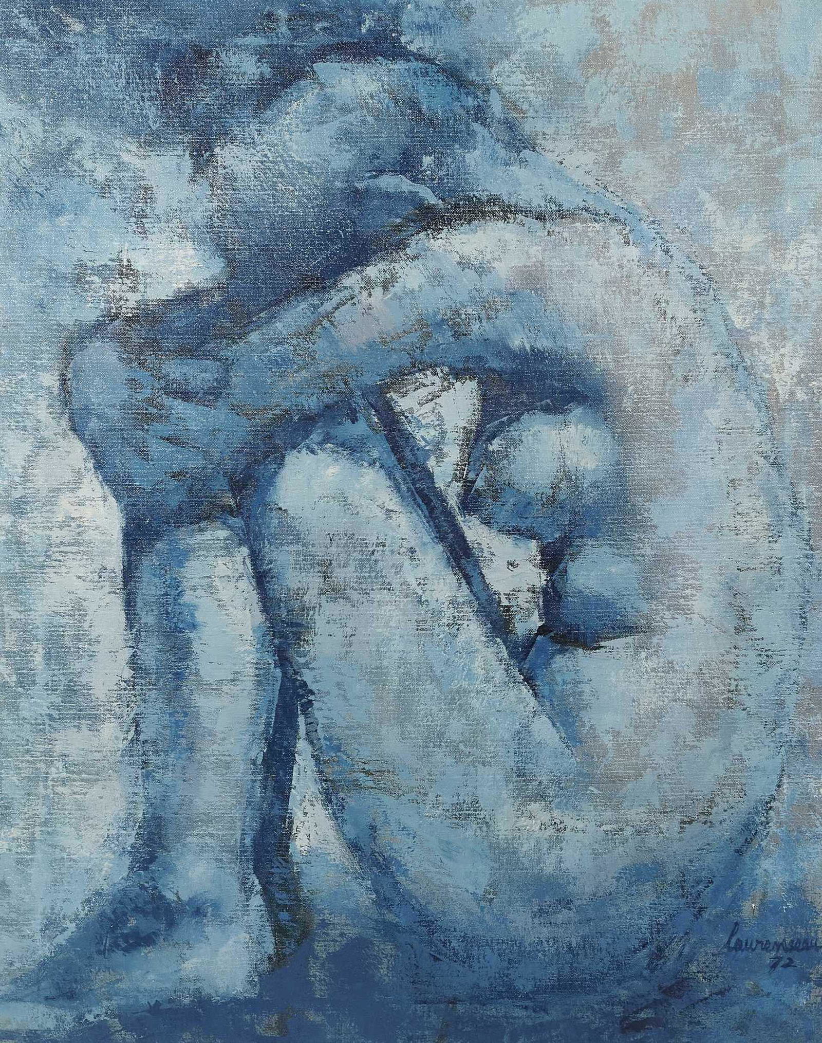 Laurenceau, Lyonel - Portrait de femme nue - 1972 (1 of 4)