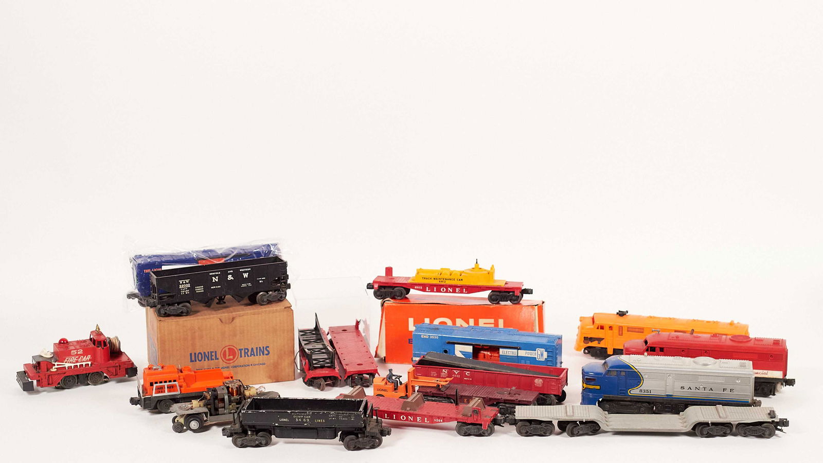 Lionel Lot Of Vintage Electric Trains 195070's Auction