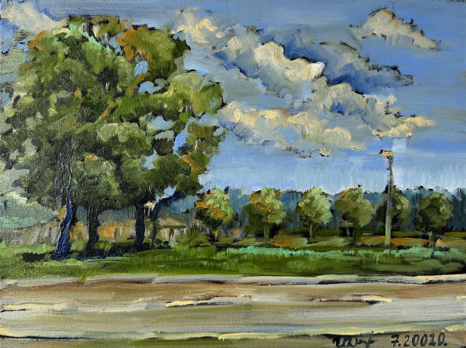 Gloda, Inta - "Tree beside the road" - 2020 (1 of 3)