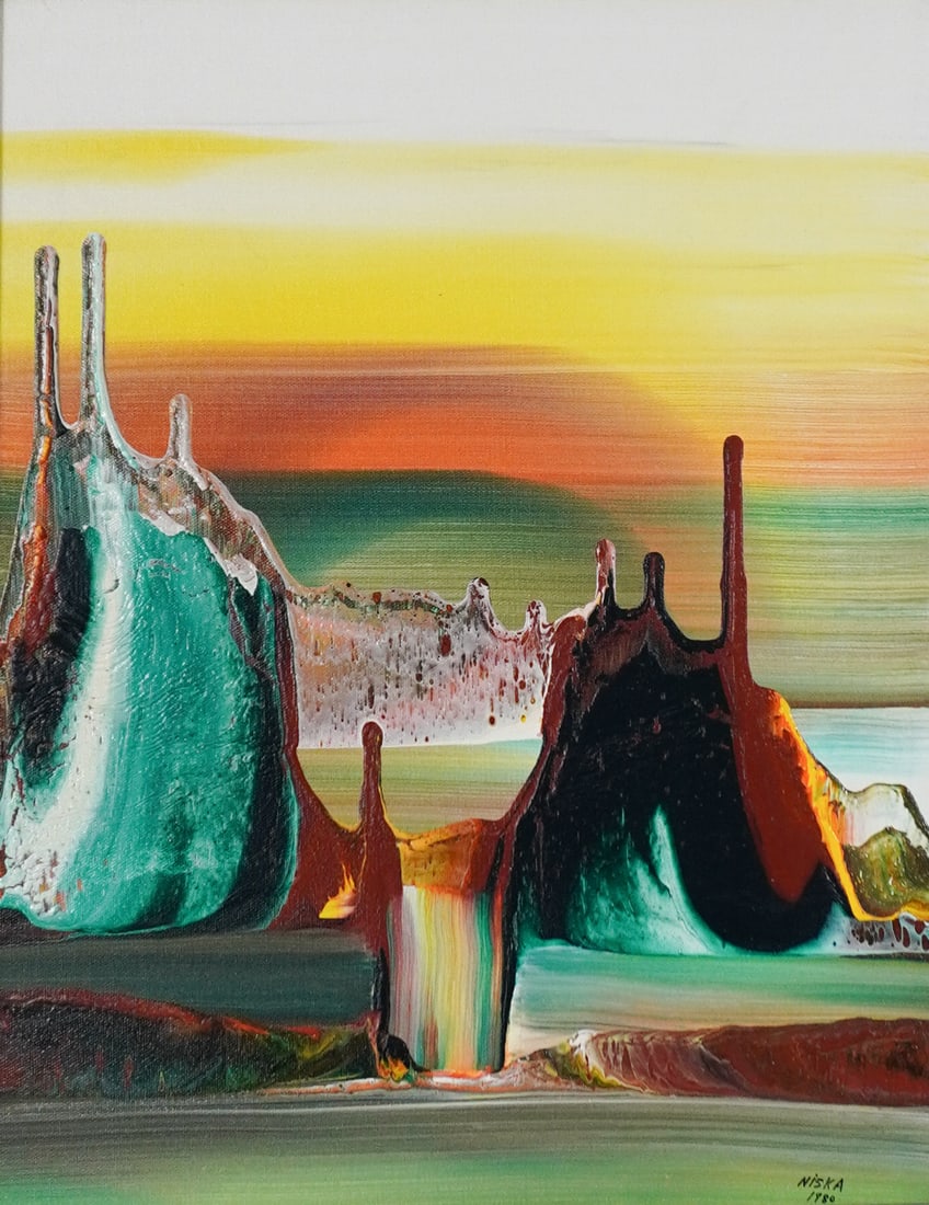 Niska - "Abstraction colorée" - 1980 (1 of 4)