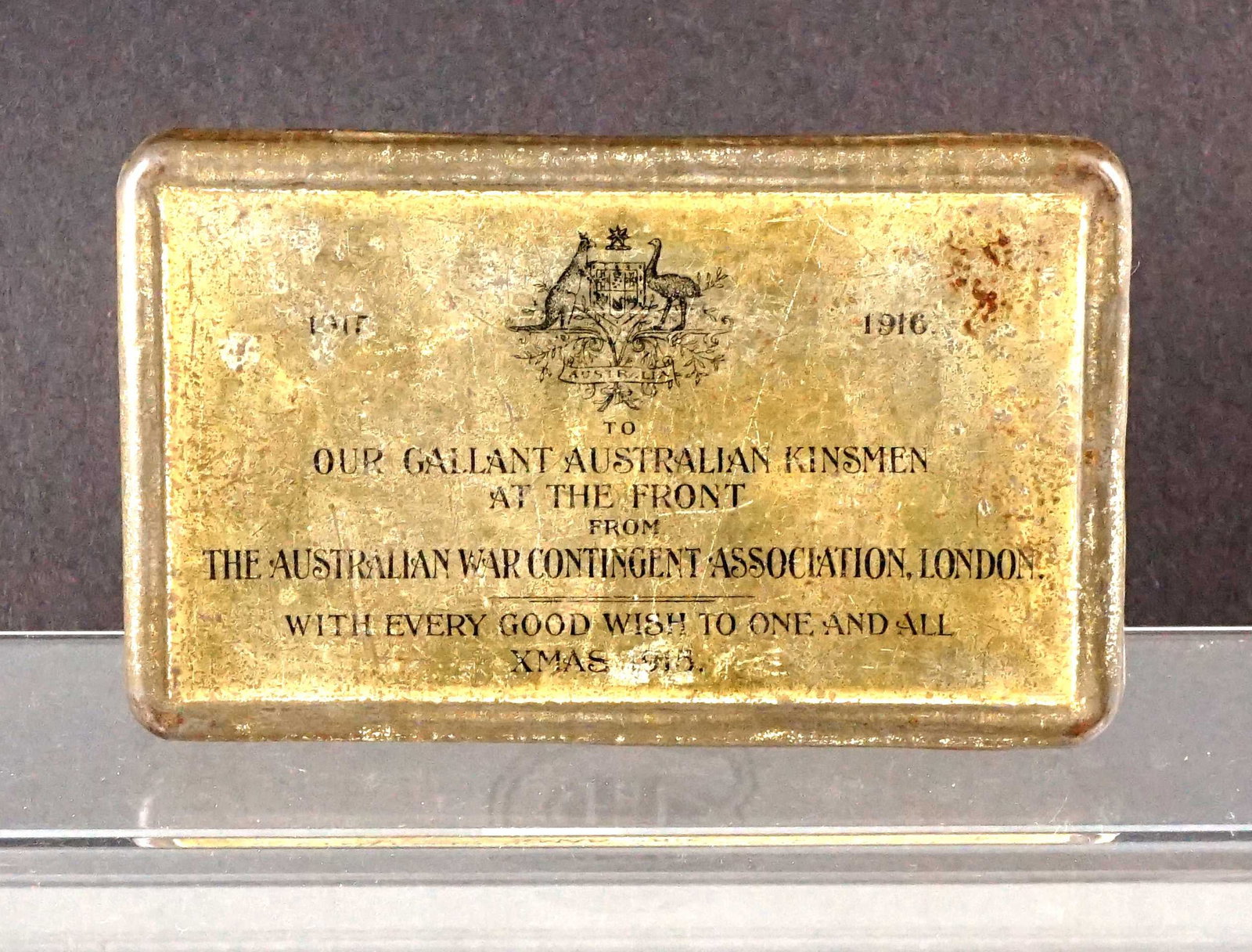 AUSTRALIA 1915 A Fry's Chocolate Box Used (1 of 3)