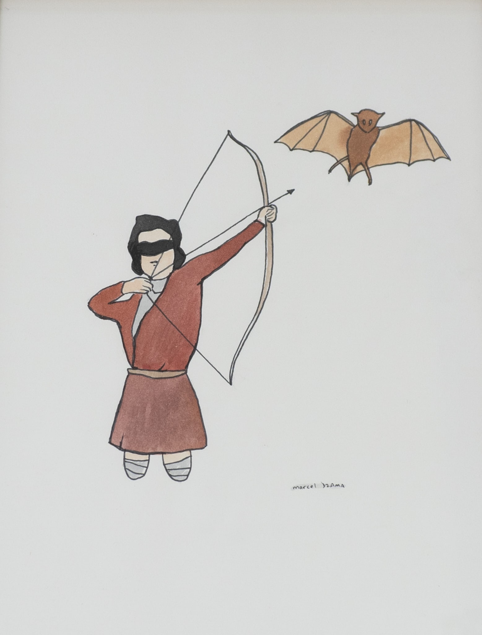 Dzama, Marcel - Chasse à la chauve-souris (1 of 4)