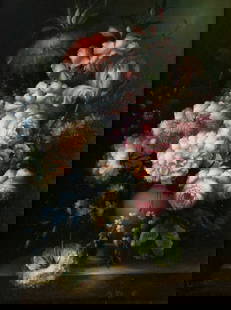 Lacoste - Still life: Lacoste (XX-XXI) Nature Morte Huile sur panneau signée au bas gauche Dimension: 15" x 11" 38,10 x 27,94 cm ------------- Lacoste (XX-XXI) Still life Oil on panel signed lower left Di