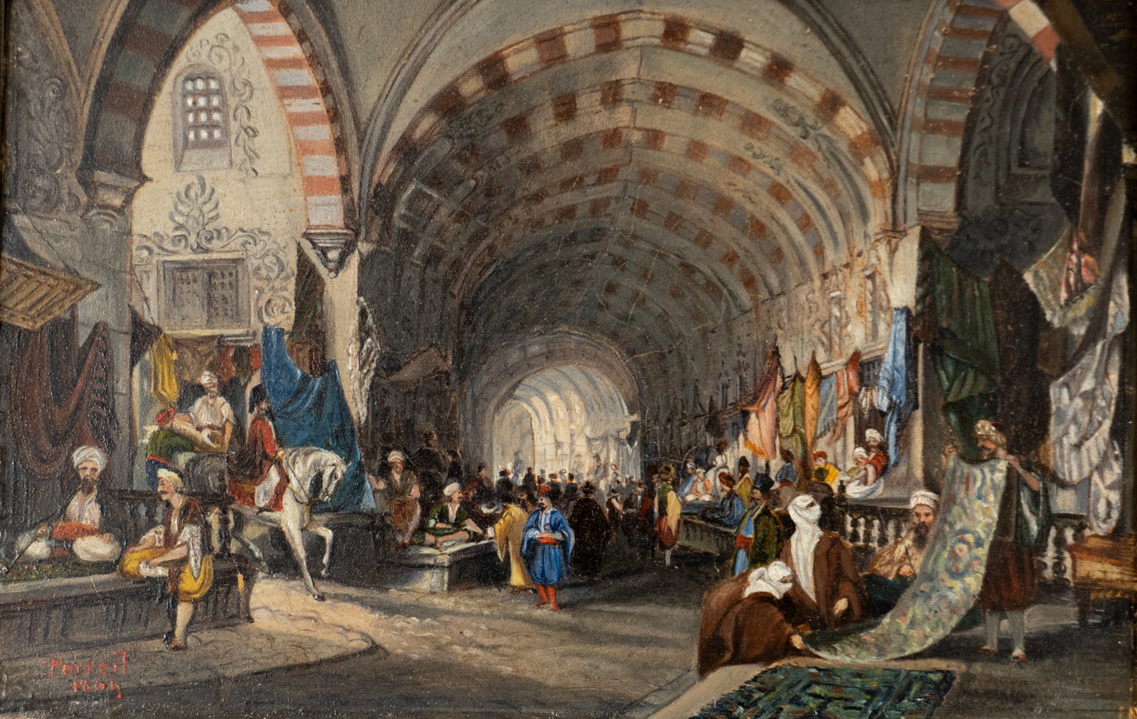 ecole orientaliste / Orientalist school - Le grand bazar - 1869 (1 of 5)