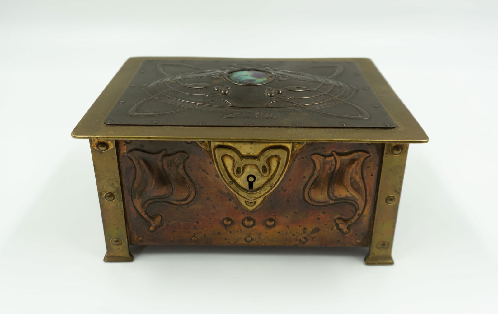 Art Nouveau trinket / Jewelry box - Début XXe (1 of 6)