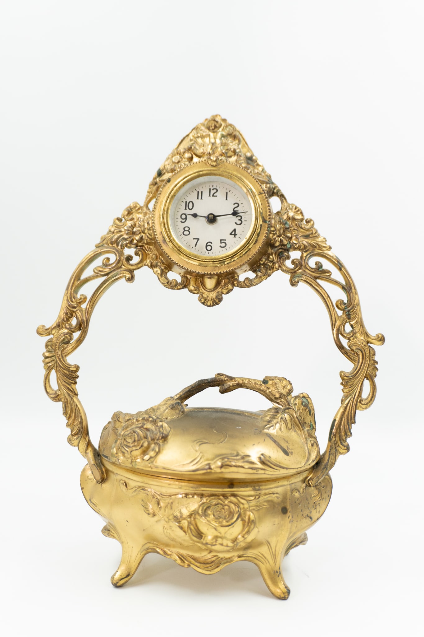 Art Nouveau Box \ Clock  - Début XXe siècle (1 of 5)