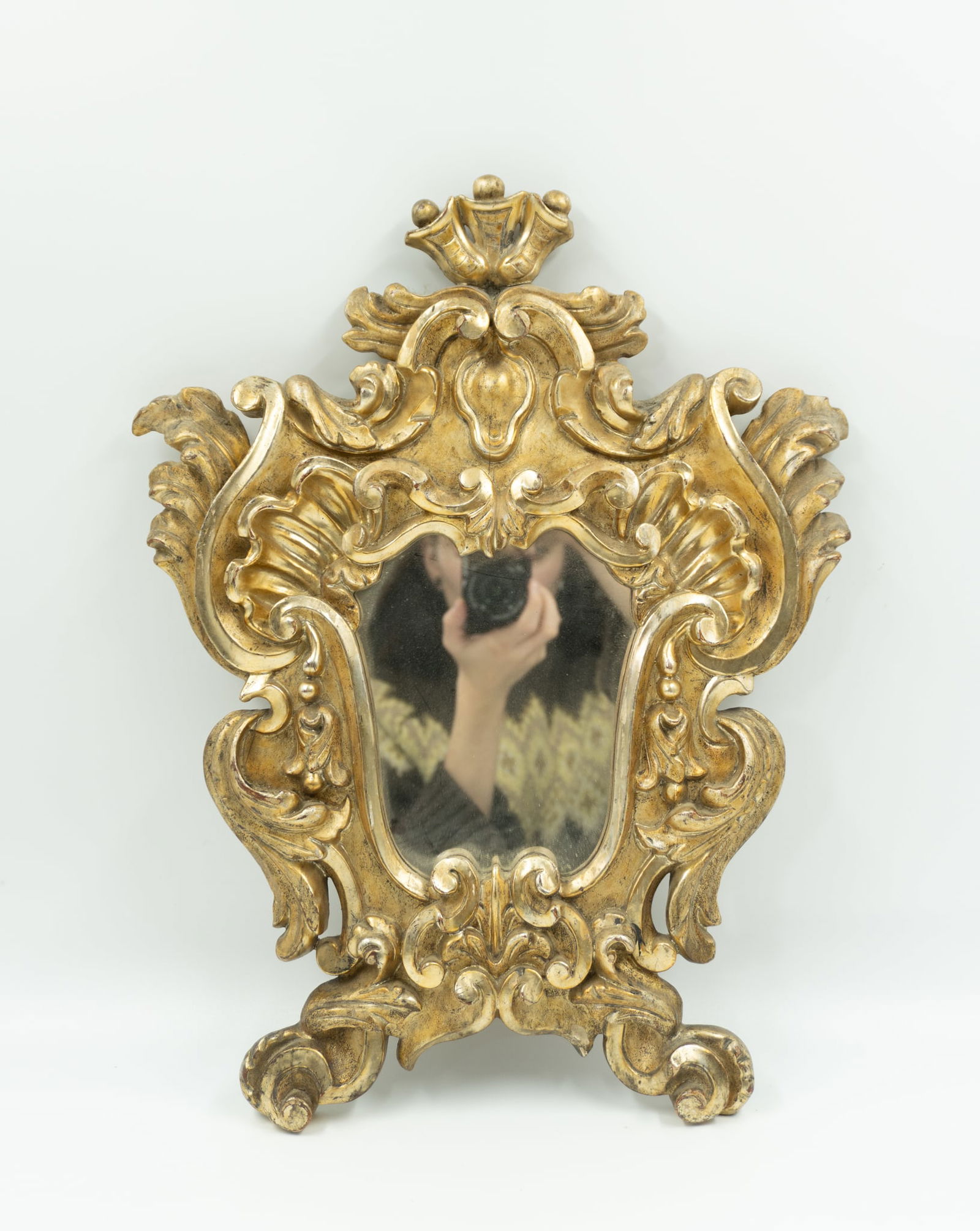 Vintage gilded wood mirror - Début XXe siècle (1 of 6)