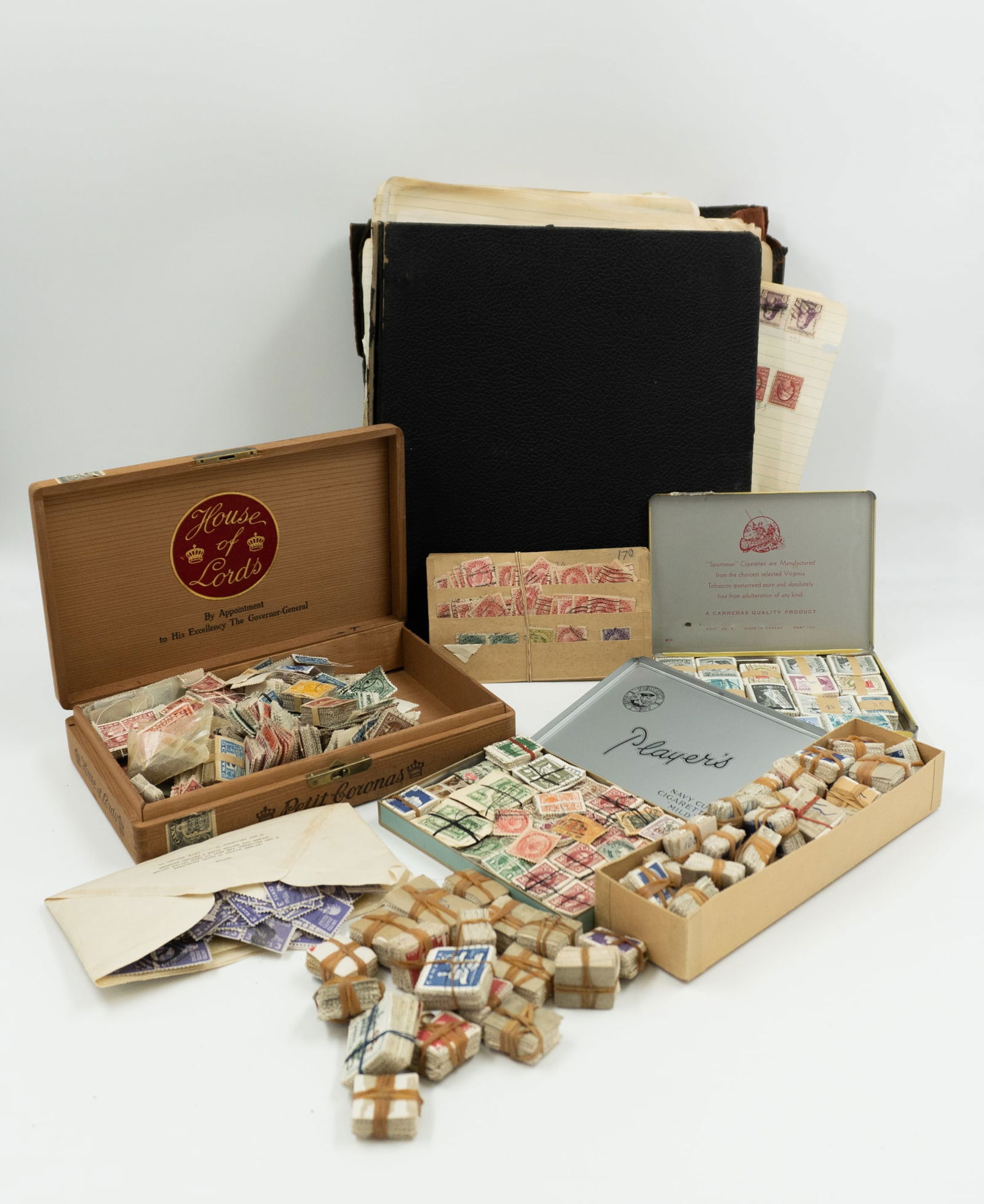 Accumulation of used stamps (1 of 7)