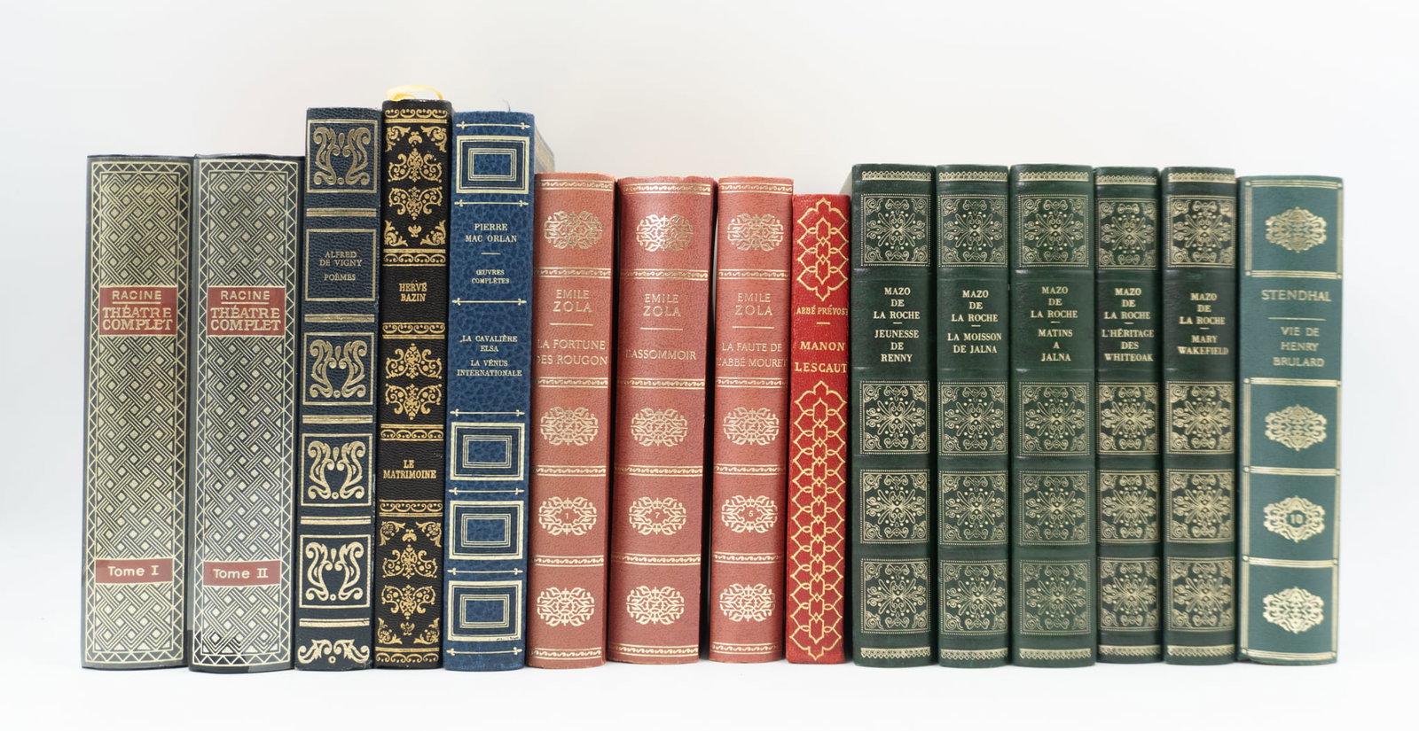 Lot of classic French literature: France Lot de littérature française classique Inclus dans la collection Les trésors des lettres françaises: Alfred de Vigny, Poèmes, Éditions rencontre: Stendhal, Vie de 