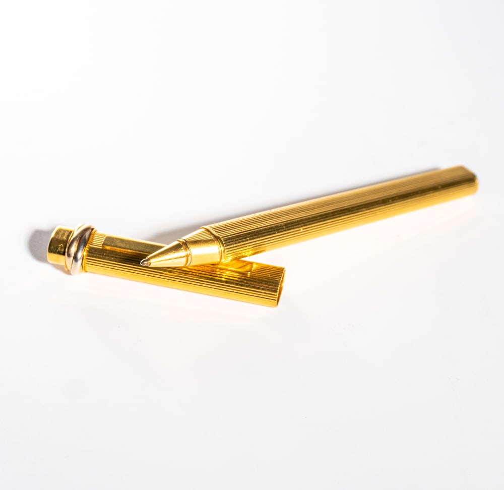 Cartier - Stylo bille plaqué or Vendôme (1 of 5)