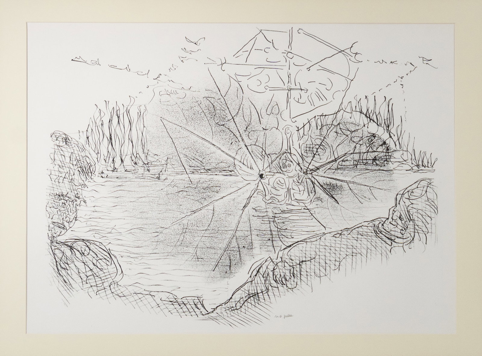 Riopelle, Jean-Paul - "Lied à Émile Nelligan" (1 of 8)