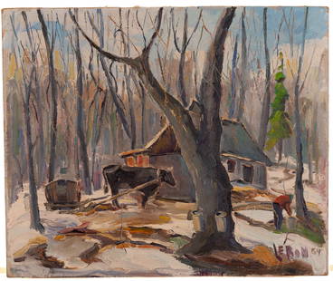 Lebon, Maurice - Sans titre - 1959: Lebon, Maurice (1916-1998) Sans titre (1959) Description (FR): Huile sur toile signée en bas a droite Description (EN): Oil on canvas signed on the lower right Dimension (PO): 51 x 61 cm
